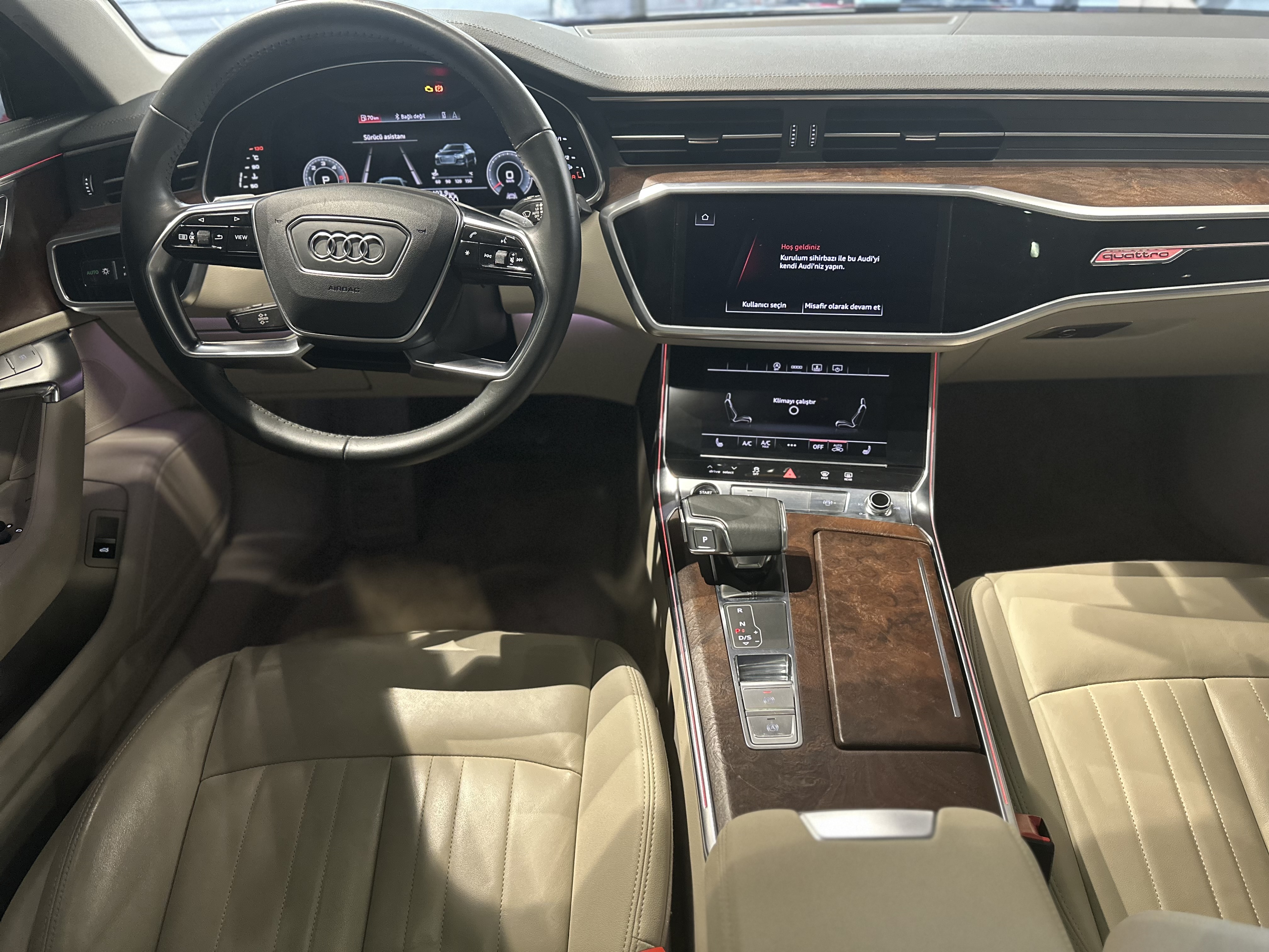 AUDİ A6 2021 ÇIKIŞLI VAKUM İÇİ BEJ