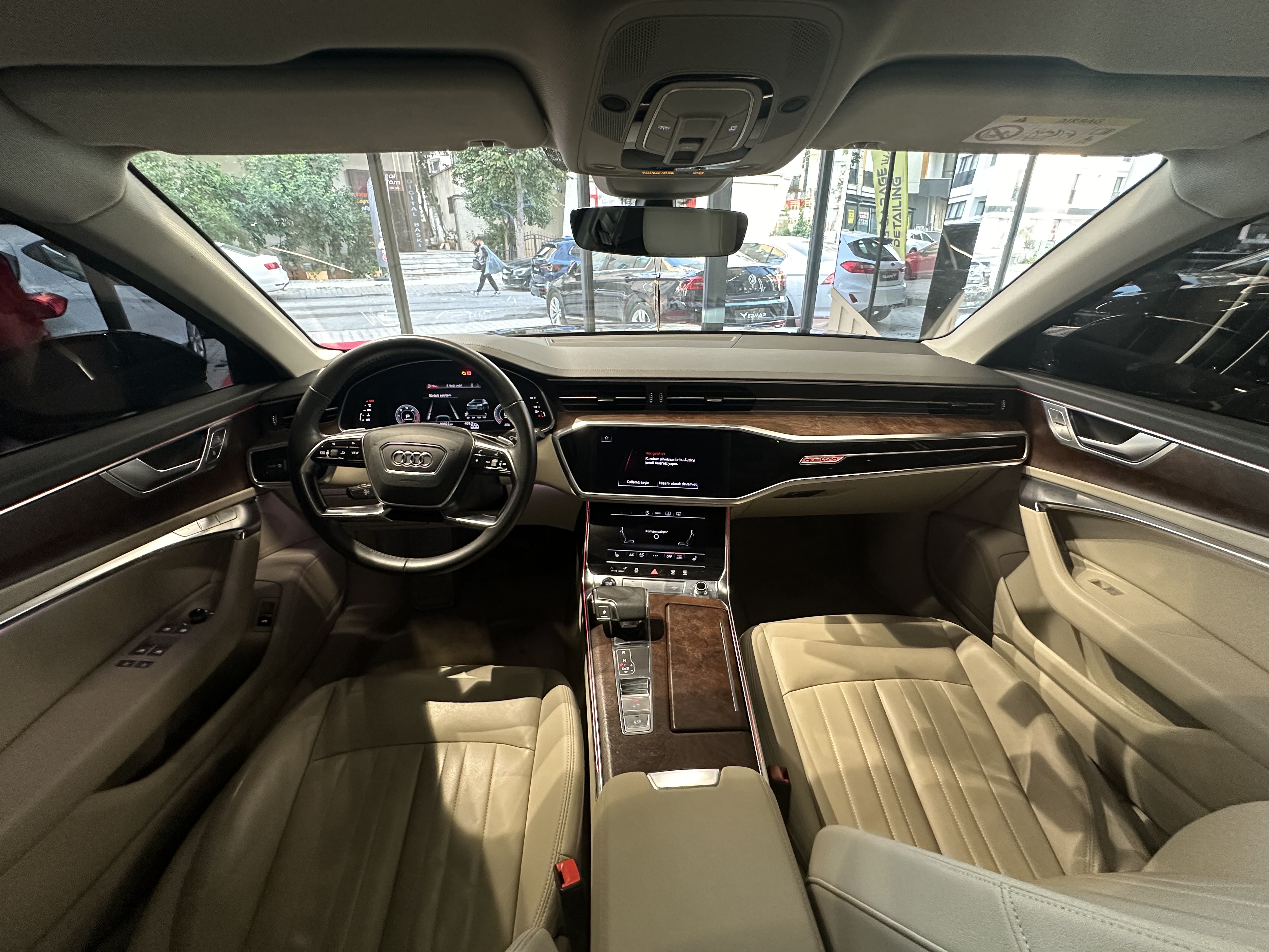 AUDİ A6 2021 ÇIKIŞLI VAKUM İÇİ BEJ